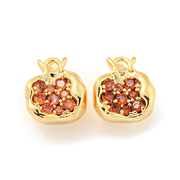 PandaHall Brass Micro Pave Cubic Zirconia Pendants, Real 18K Gold Plated, Red, Pomegranate, 11x10x7mm, Hole: 1mm Brass+Cubic Zirconia...
PandaHall Brass Micro Pave Cubic Zirconia Pendants, Real 18K Gold Plated, Red, Pomegranate, 11x10x7mm, Hole: 1mm Brass+Cubic Zirconia...