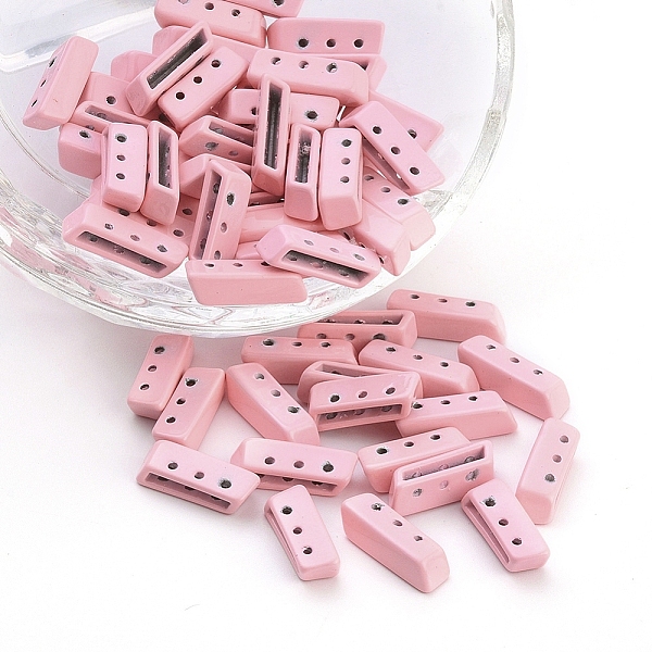 PandaHall Spray Painted Alloy Multi-Strand Links, For Tile Elastic Bracelets Making, Rectangle, Pink, 5x14x4mm, Hole: 1mm Alloy Rectangle...
PandaHall Spray Painted Alloy Multi-Strand Links, For Tile Elastic Bracelets Making, Rectangle, Pink, 5x14x4mm, Hole: 1mm Alloy Rectangle...