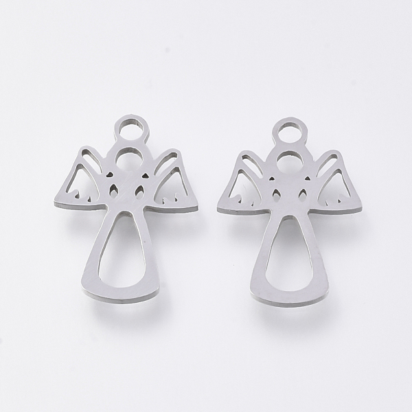 PandaHall 201 Stainless Steel Pendants, Laser Cut Pendants, Angel, Stainless Steel Color, 17x12x1mm, Hole: 1.6mm 201 Stainless Steel Angel &...
PandaHall 201 Stainless Steel Pendants, Laser Cut Pendants, Angel, Stainless Steel Color, 17x12x1mm, Hole: 1.6mm 201 Stainless Steel Angel &...