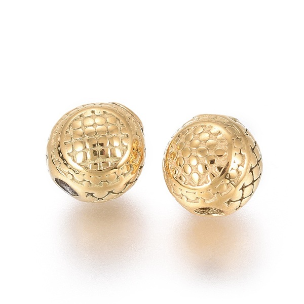 PandaHall 304 Stainless Steel Beads, Ion Plating (IP), Rondelle, Golden, 8mm, Hole: 2mm 304 Stainless Steel Rondelle
PandaHall 304 Stainless Steel Beads, Ion Plating (IP), Rondelle, Golden, 8mm, Hole: 2mm 304 Stainless Steel Rondelle