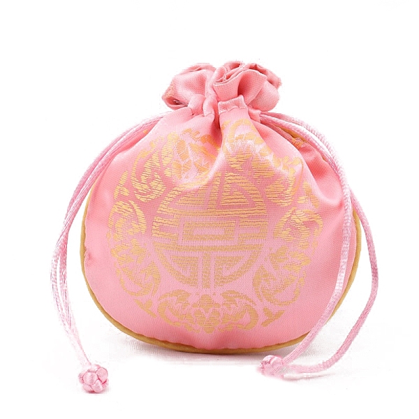 PandaHall Chinese Style Cloth Pouches Drawstring Bags for Jewelry Storage, Half Round, Pink, 11x11cm Cloth Half Round Pink
PandaHall Chinese Style Cloth Pouches Drawstring Bags for Jewelry Storage, Half Round, Pink, 11x11cm Cloth Half Round Pink