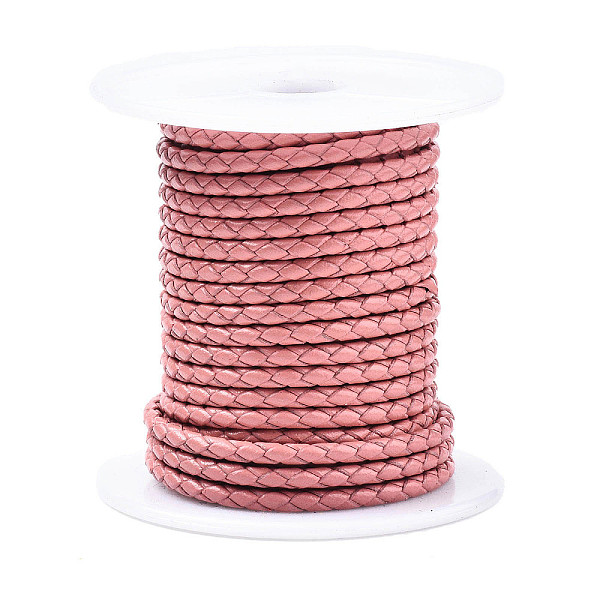 PandaHall Braided Cowhide Leather Cord, Leather Rope String for Bracelets, Pale Violet Red, 3mm, about 8.74 yards(8m)/roll Leather Round..., Pink
PandaHall Braided Cowhide Leather Cord, Leather Rope String for Bracelets, Pale Violet Red, 3mm, about 8.74 yards(8m)/roll Leather Round..., Pink