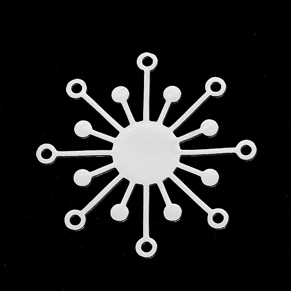 PandaHall 201 Stainless Steel Chandelier Components Links, Laser Cut, Flower, Stainless Steel Color, 37x37x1mm, Hole: 1.8mm 201 Stainless...
PandaHall 201 Stainless Steel Chandelier Components Links, Laser Cut, Flower, Stainless Steel Color, 37x37x1mm, Hole: 1.8mm 201 Stainless...