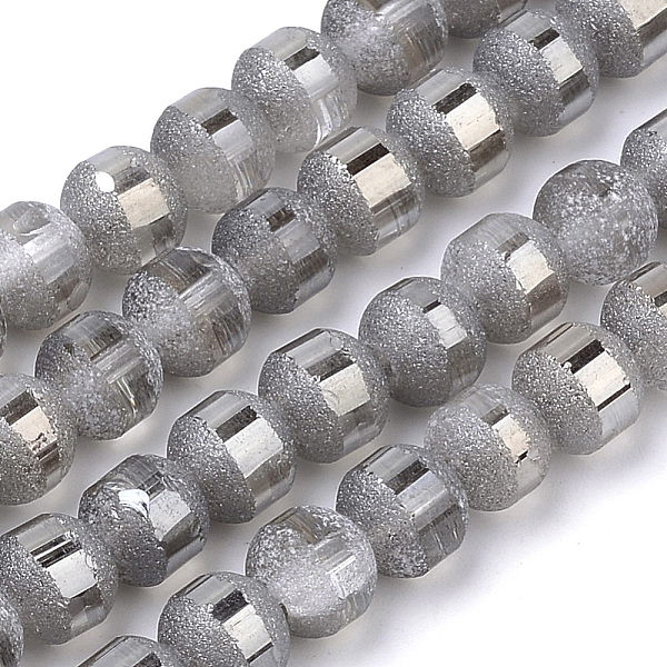 PandaHall Electroplate Glass Bead Strands, Frosted, Rainbow Plated, Round, Light Grey, 10mm, Hole: 2mm, about 72pcs/strand, 28.3 inch Glass..., Gray
PandaHall Electroplate Glass Bead Strands, Frosted, Rainbow Plated, Round, Light Grey, 10mm, Hole: 2mm, about 72pcs/strand, 28.3 inch Glass..., Gray