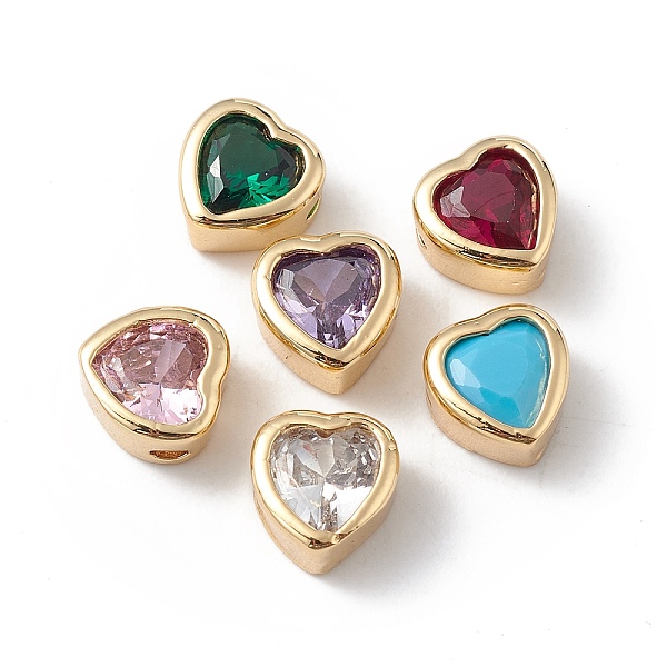 PandaHall Real 18K Gold Plated Rack Plating Brass Micro Pave Cubic Zirconia Beads, Long-Lasting Plated, Cadmium Free & Lead Free, Heart..., Multicolor
PandaHall Real 18K Gold Plated Rack Plating Brass Micro Pave Cubic Zirconia Beads, Long-Lasting Plated, Cadmium Free & Lead Free, Heart..., Multicolor