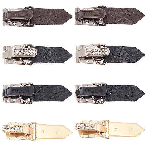 PandaHall FINGERINSPIRE 16 Sets 4 Style High-Grade Metal Leather Buckle with Clear Rhinestones Black/Brown/Gold Buckle with PU Leather...
PandaHall FINGERINSPIRE 16 Sets 4 Style High-Grade Metal Leather Buckle with Clear Rhinestones Black/Brown/Gold Buckle with PU Leather...