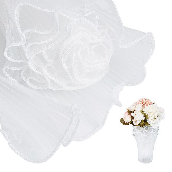 PandaHall Cloth Flower Bouquet Wrapping Mesh Paper, Bouquet Packaging Paper Wrinkled Wavy Net Yarn, for Valentine's Day, Wedding, Birthday..., White
PandaHall Cloth Flower Bouquet Wrapping Mesh Paper, Bouquet Packaging Paper Wrinkled Wavy Net Yarn, for Valentine's Day, Wedding, Birthday..., White