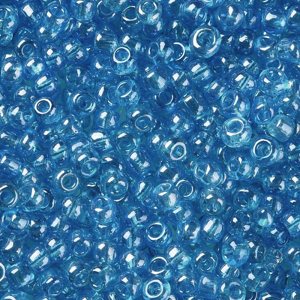 PandaHall Glass Seed Beads, Trans. Colours Lustered, Round, Light Cyan, 3mm, Hole: 1mm, about 2222pcs/100g Glass
PandaHall Glass Seed Beads, Trans. Colours Lustered, Round, Light Cyan, 3mm, Hole: 1mm, about 2222pcs/100g Glass