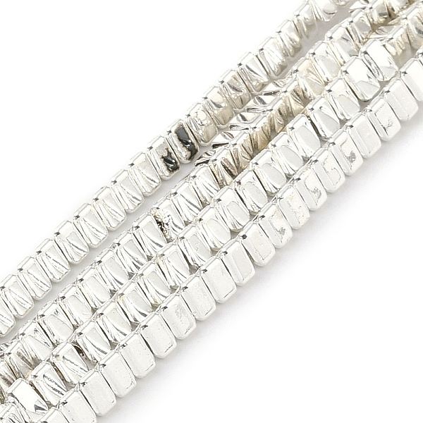 PandaHall Electroplated Synthetic Non-Magnetic Hematite Beads Strands, Triangle, Silver Plated, 4x4x2.5mm, Hole: 1mm, about 158pcs/strand...
PandaHall Electroplated Synthetic Non-Magnetic Hematite Beads Strands, Triangle, Silver Plated, 4x4x2.5mm, Hole: 1mm, about 158pcs/strand...