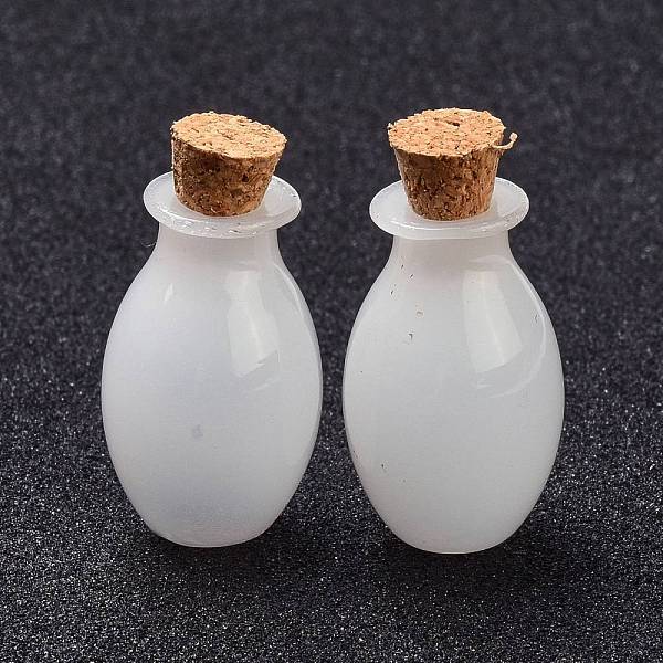 PandaHall Oval Glass Cork Bottles Ornament, Glass Empty Wishing Bottles, DIY Vials for Pendant Decorations, White, 15x30mm Glass Bottle...
PandaHall Oval Glass Cork Bottles Ornament, Glass Empty Wishing Bottles, DIY Vials for Pendant Decorations, White, 15x30mm Glass Bottle...