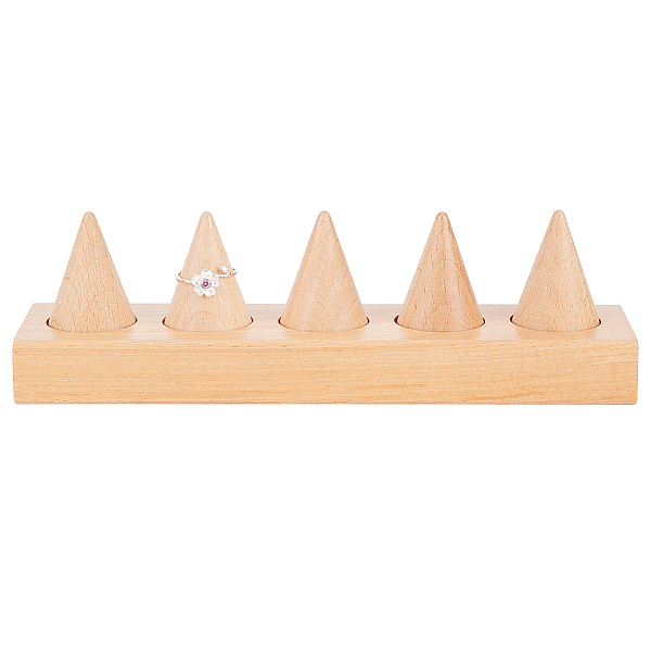 PandaHall FINGERINSPIRE 5-Slot Wooden Cone Ring Holder with Wood Base 29x39mm Natural BurlyWood Ring Display Stands Wedding Ring Holder..., Orange
PandaHall FINGERINSPIRE 5-Slot Wooden Cone Ring Holder with Wood Base 29x39mm Natural BurlyWood Ring Display Stands Wedding Ring Holder..., Orange