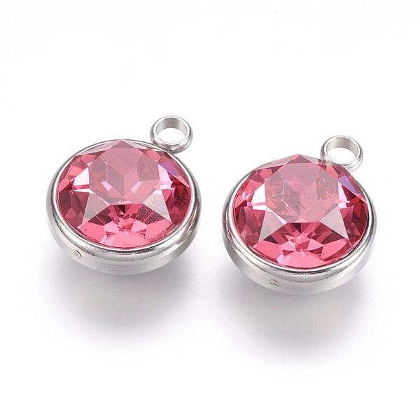 PandaHall K9 Glass Rhinestone Pendants, October Birthstone Charms, with 304 Stainless Steel Findings, Flat Round, Hot Pink, 18x14x9mm, Hole...
PandaHall K9 Glass Rhinestone Pendants, October Birthstone Charms, with 304 Stainless Steel Findings, Flat Round, Hot Pink, 18x14x9mm, Hole...