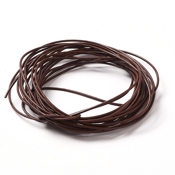PandaHall Cowhide Leather Cord, Leather Jewelry Cord, Saddle Brown, Size: about 1.5mm in diameter Cowhide Round Brown
PandaHall Cowhide Leather Cord, Leather Jewelry Cord, Saddle Brown, Size: about 1.5mm in diameter Cowhide Round Brown