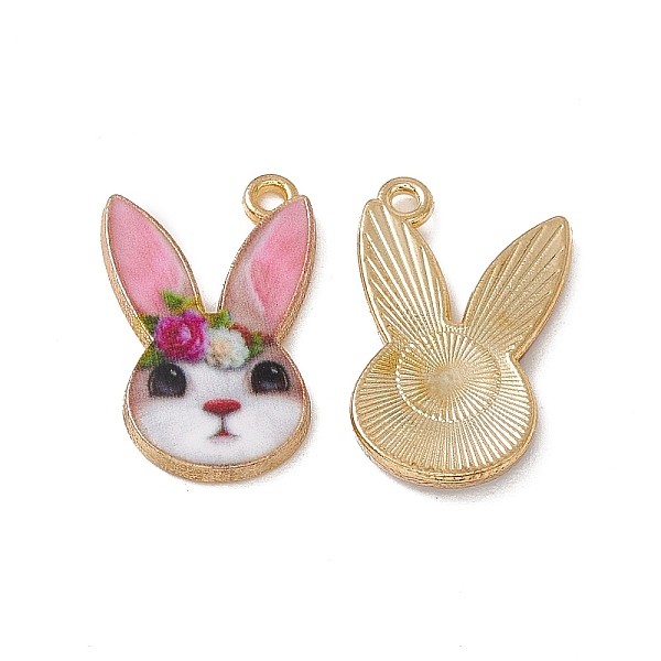 PandaHall Rack Plating Alloy Enamel Pendants, Light Gold, Rabbit Head Charm, Colorful, 19x12x2mm, Hole: 1.2mm Alloy+Enamel Rabbit
PandaHall Rack Plating Alloy Enamel Pendants, Light Gold, Rabbit Head Charm, Colorful, 19x12x2mm, Hole: 1.2mm Alloy+Enamel Rabbit