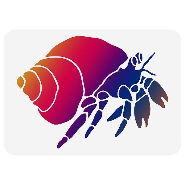 PandaHall FINGERINSPIRE Hermit Crab Stencil 8.3x11.7inch Reusable Marine Life Hermit Crab Drawing Template DIY Beach House Decor Summer...
PandaHall FINGERINSPIRE Hermit Crab Stencil 8.3x11.7inch Reusable Marine Life Hermit Crab Drawing Template DIY Beach House Decor Summer...