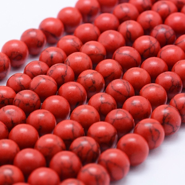 PandaHall Synthetic Turquoise Beads Strands, Round, Red, 8~8.5mm, Hole: 1mm, about 49pcs/strand, 15.7 inch(40cm) Synthetic Turquoise Round...
PandaHall Synthetic Turquoise Beads Strands, Round, Red, 8~8.5mm, Hole: 1mm, about 49pcs/strand, 15.7 inch(40cm) Synthetic Turquoise Round...