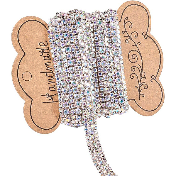 PandaHall BENECREAT 2 Yards 3 Rows Crystal Rhinestone Close Chain Trims Cup Chain with Display Cards for Garment Wedding Cake Decoration..., Clear
PandaHall BENECREAT 2 Yards 3 Rows Crystal Rhinestone Close Chain Trims Cup Chain with Display Cards for Garment Wedding Cake Decoration..., Clear