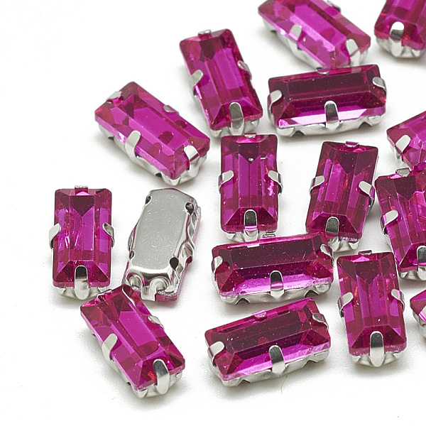 PandaHall Sew on Rhinestone, Multi-strand Links, Glass Rhinestone, with Brass Prong Settings, Garments Accessories, Faceted, Rectangle..., Purple
PandaHall Sew on Rhinestone, Multi-strand Links, Glass Rhinestone, with Brass Prong Settings, Garments Accessories, Faceted, Rectangle..., Purple
