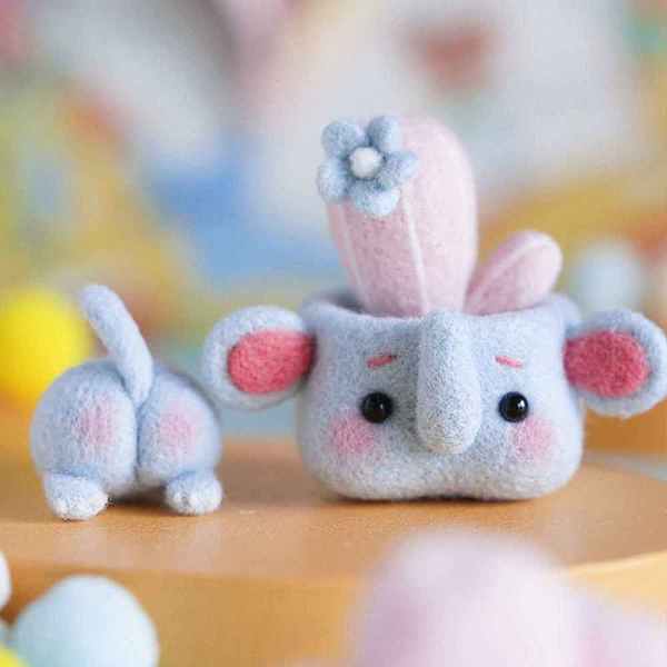 PandaHall Needle Felting Display Decoration & Keychain Kit with Instructions, Elephant Shaped Succulents Felting Kits, Mixed Color Wool..., Multicolor
PandaHall Needle Felting Display Decoration & Keychain Kit with Instructions, Elephant Shaped Succulents Felting Kits, Mixed Color Wool..., Multicolor