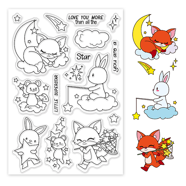 PandaHall PVC Plastic Stamps, for DIY Scrapbooking, Photo Album Decorative, Cards Making, Stamp Sheets, Animal Pattern, 16x11x0.3cm Plastic...
PandaHall PVC Plastic Stamps, for DIY Scrapbooking, Photo Album Decorative, Cards Making, Stamp Sheets, Animal Pattern, 16x11x0.3cm Plastic...