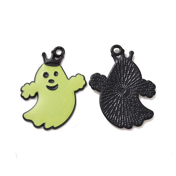 PandaHall Halloween Theme Rack Plating Alloy Enamel Pendants, Ghost Charms, Electrophoresis Black, 31x23x2mm, Hole: 2mm Alloy+Enamel Ghost
PandaHall Halloween Theme Rack Plating Alloy Enamel Pendants, Ghost Charms, Electrophoresis Black, 31x23x2mm, Hole: 2mm Alloy+Enamel Ghost