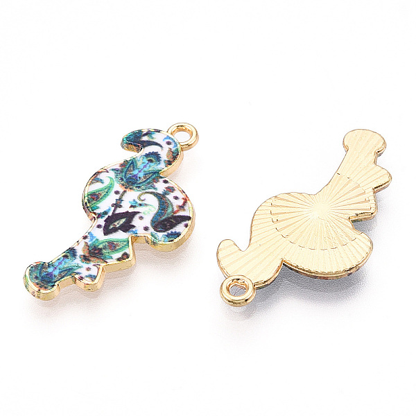 PandaHall Printed Light Gold Tone Alloy Pendants, Flamingo Charms, Light Sky Blue, 28.5x14x2mm, Hole: 1.5mm Alloy Flamingo Shape
PandaHall Printed Light Gold Tone Alloy Pendants, Flamingo Charms, Light Sky Blue, 28.5x14x2mm, Hole: 1.5mm Alloy Flamingo Shape