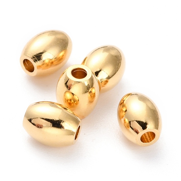 PandaHall Brass Beads, Long-Lasting Plated, Oval, Real 24K Gold Plated, 6x5mm, Hole: 1.6mm Brass Oval
PandaHall Brass Beads, Long-Lasting Plated, Oval, Real 24K Gold Plated, 6x5mm, Hole: 1.6mm Brass Oval