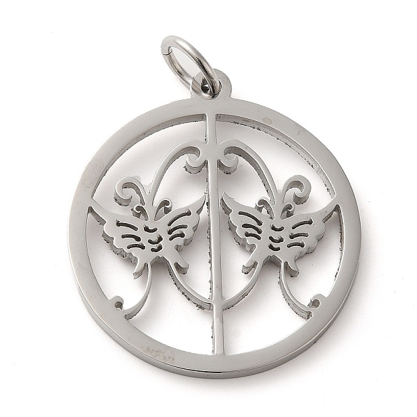 PandaHall 304 Stainless Steel Pendants, with Jump Ring, Flat Round, Stainless Steel Color, Butterfly, 33x29.5x2mm, Hole: 5.5mm 304 Stainless...
PandaHall 304 Stainless Steel Pendants, with Jump Ring, Flat Round, Stainless Steel Color, Butterfly, 33x29.5x2mm, Hole: 5.5mm 304 Stainless...