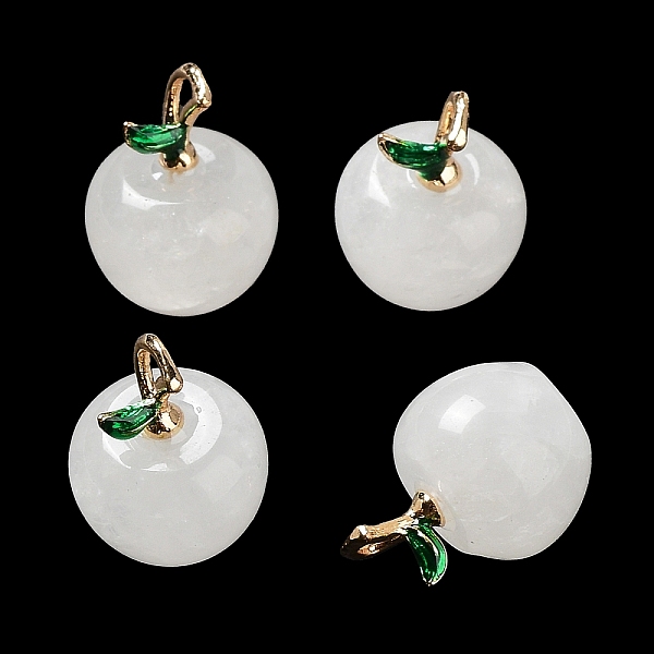PandaHall Natural Quartz Crystal Pendants, Rock Crystal Pendants, with Alloy Enamel Loops, Apple, for Teacher's Day, 16x14mm, Hole: 4x2mm...
PandaHall Natural Quartz Crystal Pendants, Rock Crystal Pendants, with Alloy Enamel Loops, Apple, for Teacher's Day, 16x14mm, Hole: 4x2mm...