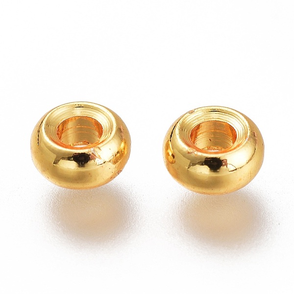 PandaHall Brass Spacer Beads, Long-Lasting Plated, Disc, Golden, 3.7x2mm, Hole: 1.7mm Brass Disc
PandaHall Brass Spacer Beads, Long-Lasting Plated, Disc, Golden, 3.7x2mm, Hole: 1.7mm Brass Disc