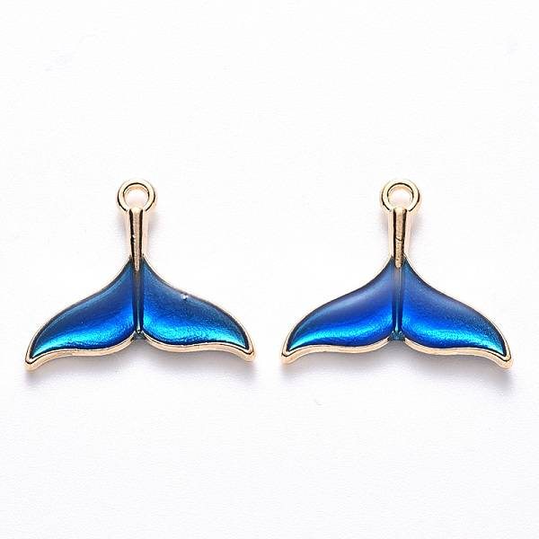 PandaHall Alloy Enamel Pendants, Whale Tail Shape, Light Gold, Blue, 17x20x2~3mm, Hole: 1.6mm Alloy+Enamel Others Blue
PandaHall Alloy Enamel Pendants, Whale Tail Shape, Light Gold, Blue, 17x20x2~3mm, Hole: 1.6mm Alloy+Enamel Others Blue
