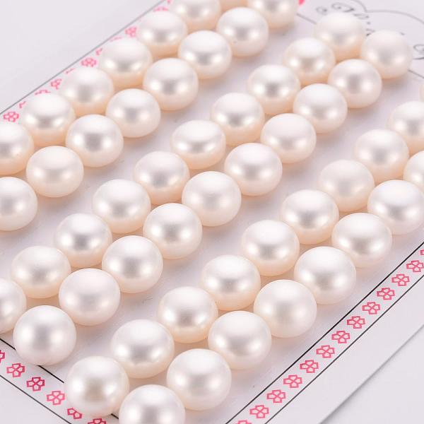 PandaHall Grade AAA Natural Cultured Freshwater Pearl Beads, Half Drilled, Flat Round, White, 9~9.5x6.5mm, Half Hole: 1mm Pearl Flat Round...
PandaHall Grade AAA Natural Cultured Freshwater Pearl Beads, Half Drilled, Flat Round, White, 9~9.5x6.5mm, Half Hole: 1mm Pearl Flat Round...