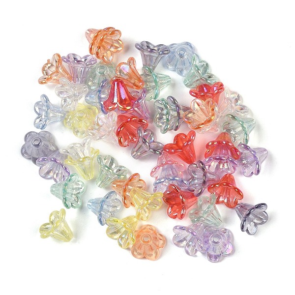 PandaHall Plated AB Acrylic Beads Cap, Flower/Leaf, Mixed Color, 13x13.5x10mm, Hole: 2mm, about 1666pcs/500g Acrylic Multicolor
PandaHall Plated AB Acrylic Beads Cap, Flower/Leaf, Mixed Color, 13x13.5x10mm, Hole: 2mm, about 1666pcs/500g Acrylic Multicolor