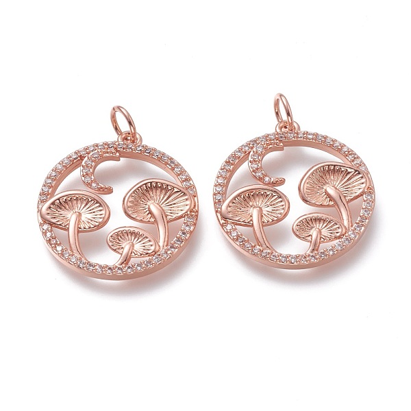 PandaHall Autumn Theme Brass Micro Pave Clear Cubic Zirconia Pendants, with Jump Rings, Long-Lasting Plated, Flat Round with Mushroom, Real...
PandaHall Autumn Theme Brass Micro Pave Clear Cubic Zirconia Pendants, with Jump Rings, Long-Lasting Plated, Flat Round with Mushroom, Real...