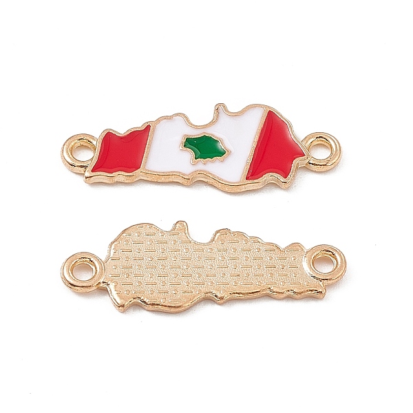 PandaHall Alloy Enamel Connector Charms, Red & White, Light Gold, 8.5x24x1.5mm, Hole: 1.6mm Alloy+Enamel Others Red
PandaHall Alloy Enamel Connector Charms, Red & White, Light Gold, 8.5x24x1.5mm, Hole: 1.6mm Alloy+Enamel Others Red