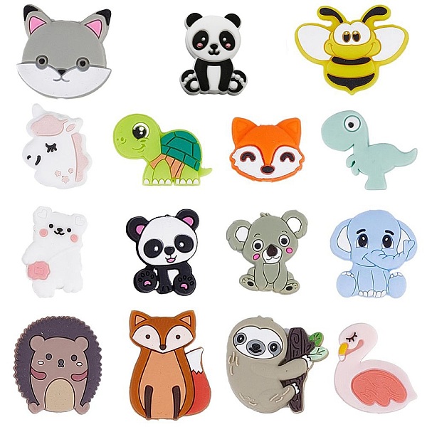 PandaHall SUNNYCLUE 15Pcs 15 Style Food Grade Eco-Friendly Silicone Beads, Chewing Beads For Teethers, DIY Nursing Necklaces Making..., Multicolor
PandaHall SUNNYCLUE 15Pcs 15 Style Food Grade Eco-Friendly Silicone Beads, Chewing Beads For Teethers, DIY Nursing Necklaces Making..., Multicolor