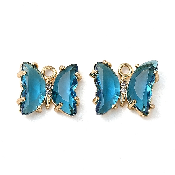 PandaHall Brass with Glass Pendants, Butterfly, Steel Blue, 10x12x4mm, Hole: 1.2mm Brass Butterfly
PandaHall Brass with Glass Pendants, Butterfly, Steel Blue, 10x12x4mm, Hole: 1.2mm Brass Butterfly