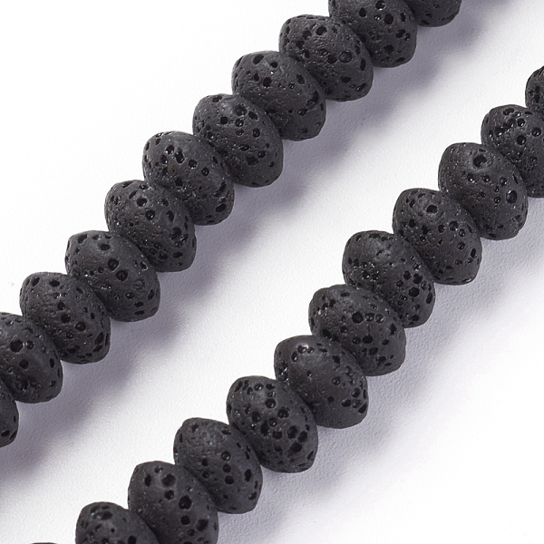PandaHall Natural Lava Rock Beads Strands, Dyed, Rondelle, Black, 9x5~5.5mm, Hole: 2mm, about 37 pcs/Strand, 7.87 inch(20cm) Lava Rock...
PandaHall Natural Lava Rock Beads Strands, Dyed, Rondelle, Black, 9x5~5.5mm, Hole: 2mm, about 37 pcs/Strand, 7.87 inch(20cm) Lava Rock...
