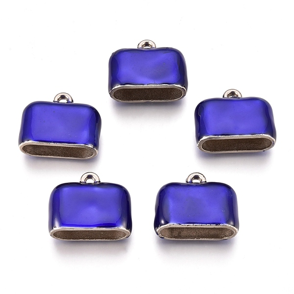 PandaHall CCB Plastic Cord Ends, End Caps, with Enamel, Rectangle, Platinum, Blue, 23.5x29x12.4mm, Hole: 2.5mm, Inner Diameter: 8x24.6mm...
PandaHall CCB Plastic Cord Ends, End Caps, with Enamel, Rectangle, Platinum, Blue, 23.5x29x12.4mm, Hole: 2.5mm, Inner Diameter: 8x24.6mm...