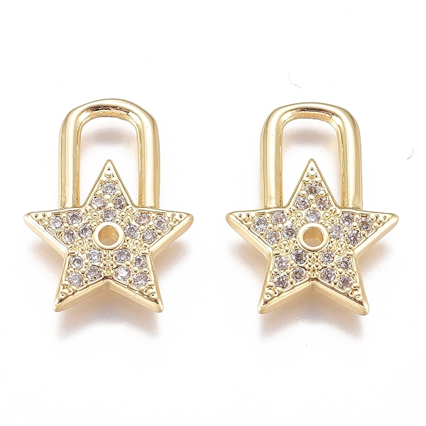 PandaHall Brass Micro Pave Cubic Zirconia Pendants, Long-Lasting Plated, Star, Clear, Golden, 15.5x12x2mm, Hole: 3.5mm Brass+Cubic Zirconia...
PandaHall Brass Micro Pave Cubic Zirconia Pendants, Long-Lasting Plated, Star, Clear, Golden, 15.5x12x2mm, Hole: 3.5mm Brass+Cubic Zirconia...
