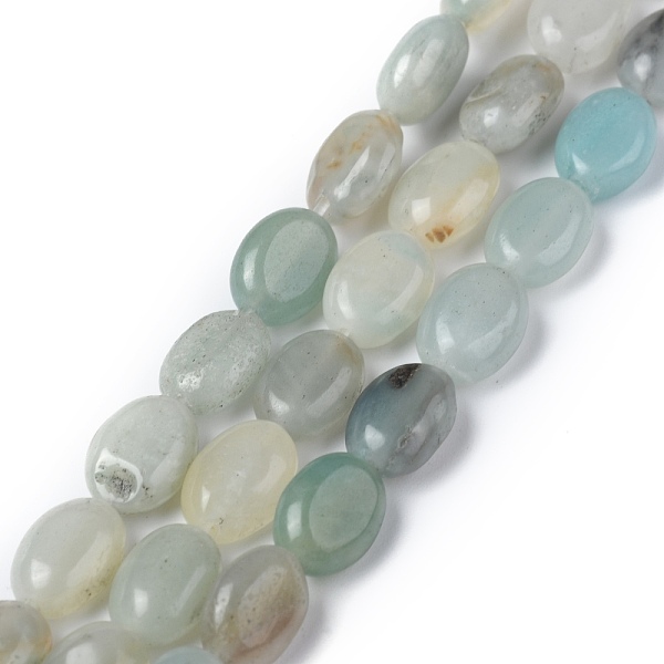 PandaHall Natural Flower Amazonite Beads Strands, Oval, 8x6x3.5~4mm, Hole: 1mm, about 45~52pcs/strand, 15.16~15.74 inch(38.5~40cm) Flower...
PandaHall Natural Flower Amazonite Beads Strands, Oval, 8x6x3.5~4mm, Hole: 1mm, about 45~52pcs/strand, 15.16~15.74 inch(38.5~40cm) Flower...