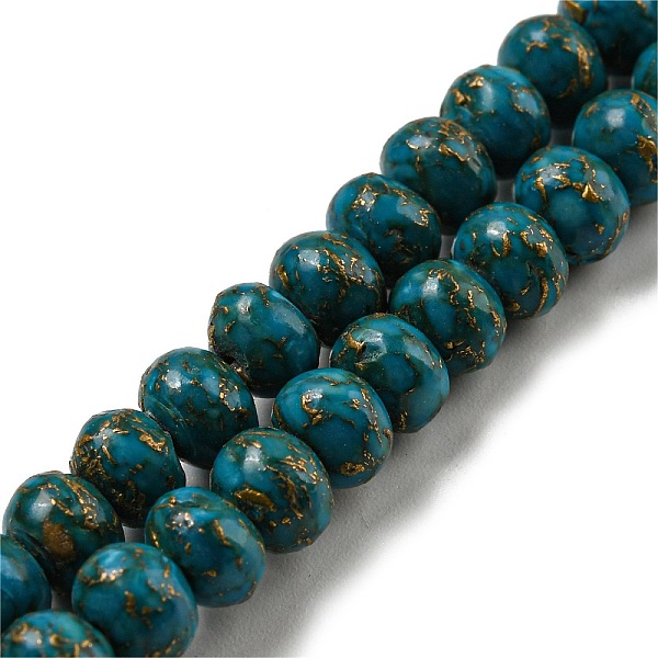 PandaHall Dyed Synthetic Turquoise Beads Strands, Rondelle, Teal, 6x4mm, Hole: 1mm, about 86pcs/strand, 15.75 inch(40cm) Synthetic Turquoise..., Cyan
PandaHall Dyed Synthetic Turquoise Beads Strands, Rondelle, Teal, 6x4mm, Hole: 1mm, about 86pcs/strand, 15.75 inch(40cm) Synthetic Turquoise..., Cyan