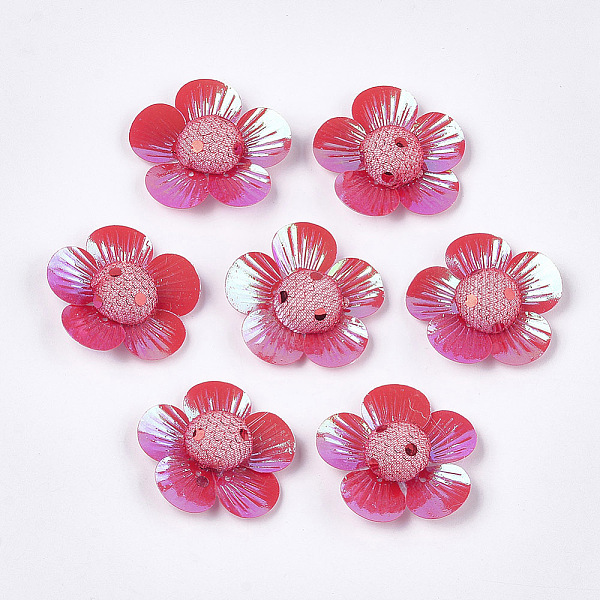 PandaHall Foam Cabochons, with Sequins/ Paillettes and Polyester, Flower, Red, 42~44x43~45x10~12mm, about 100pcs/bag Plastic Flower Red
PandaHall Foam Cabochons, with Sequins/ Paillettes and Polyester, Flower, Red, 42~44x43~45x10~12mm, about 100pcs/bag Plastic Flower Red