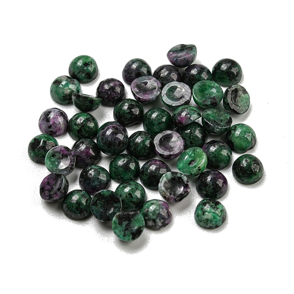 PandaHall Natural Ruby in Zoisite Cabochons, Half Round, 4x2~2.5mm Ruby in Zoisite Half Round
PandaHall Natural Ruby in Zoisite Cabochons, Half Round, 4x2~2.5mm Ruby in Zoisite Half Round