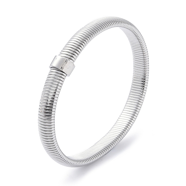 PandaHall 304 Stainless Steel Bangles, Stainless Steel Color, 3/8 inch(0.95cm), Inner Diameter: 2-1/4 inch(5.7cm) 304 Stainless Steel
PandaHall 304 Stainless Steel Bangles, Stainless Steel Color, 3/8 inch(0.95cm), Inner Diameter: 2-1/4 inch(5.7cm) 304 Stainless Steel