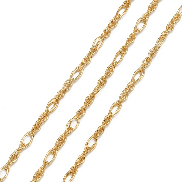 PandaHall Handmade Brass Singapore Chains, Water Wave Chains, Soldered, with Spool, Long-Lasting Plated, Golden, 4x3x0.5mm and 7x4x0.5mm...
PandaHall Handmade Brass Singapore Chains, Water Wave Chains, Soldered, with Spool, Long-Lasting Plated, Golden, 4x3x0.5mm and 7x4x0.5mm...