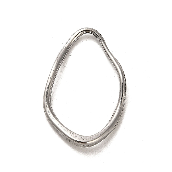 PandaHall 304 Stainless Steel Linking Rings, Twisted Teardrop, Stainless Steel Color, 46x29.5x3.5mm, Inner Diameter: 40.2x23.5mm 304...
PandaHall 304 Stainless Steel Linking Rings, Twisted Teardrop, Stainless Steel Color, 46x29.5x3.5mm, Inner Diameter: 40.2x23.5mm 304...