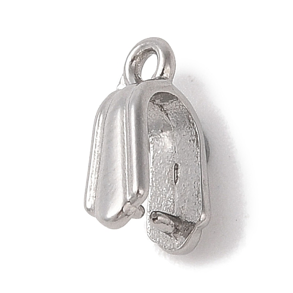PandaHall 304 Stainless Steel Ice Pick Pinch Bails, Stainless Steel Color, 10.5x4mm, Hole: 1.2mm, Pin: 0.8mm 304 Stainless Steel
PandaHall 304 Stainless Steel Ice Pick Pinch Bails, Stainless Steel Color, 10.5x4mm, Hole: 1.2mm, Pin: 0.8mm 304 Stainless Steel