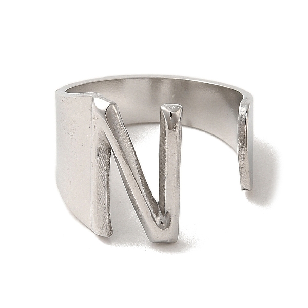PandaHall 201 Stainless Steel Finger Rings, Letter N, Inner Diameter: 18mm 201 Stainless Steel Letter N
PandaHall 201 Stainless Steel Finger Rings, Letter N, Inner Diameter: 18mm 201 Stainless Steel Letter N