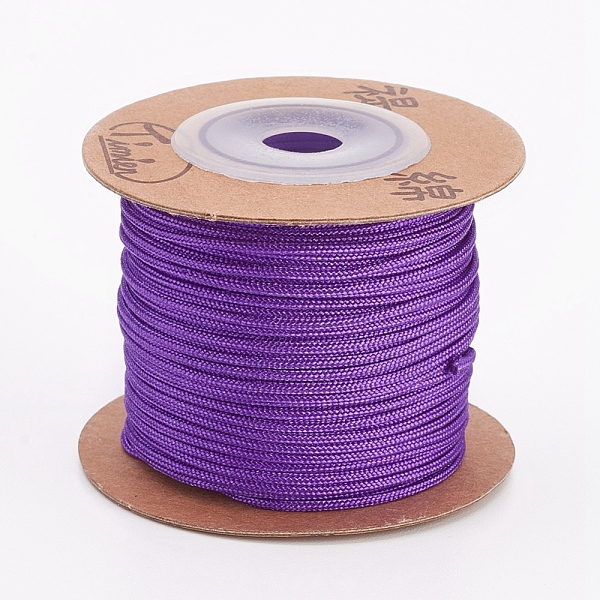 PandaHall Nylon Cords, String Threads Cords, Round, Blue Violet, 1.5mm, about 25m/roll Nylon Purple
PandaHall Nylon Cords, String Threads Cords, Round, Blue Violet, 1.5mm, about 25m/roll Nylon Purple